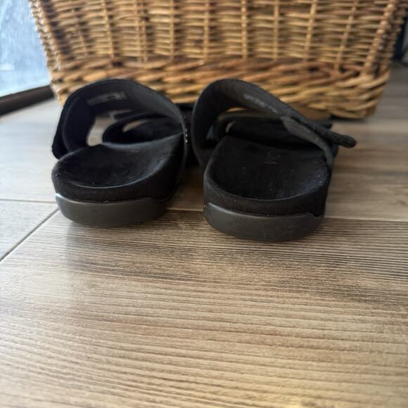 Vionic Samoa Black Rhinestone Slide Sandals Women’s 6 EU 37 Comfort Slip-On - Picture 5 of 8